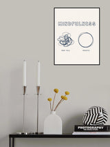 Mindfulness Poster och Canvastavla