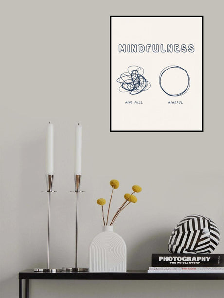 Mindfulness Poster och Canvastavla