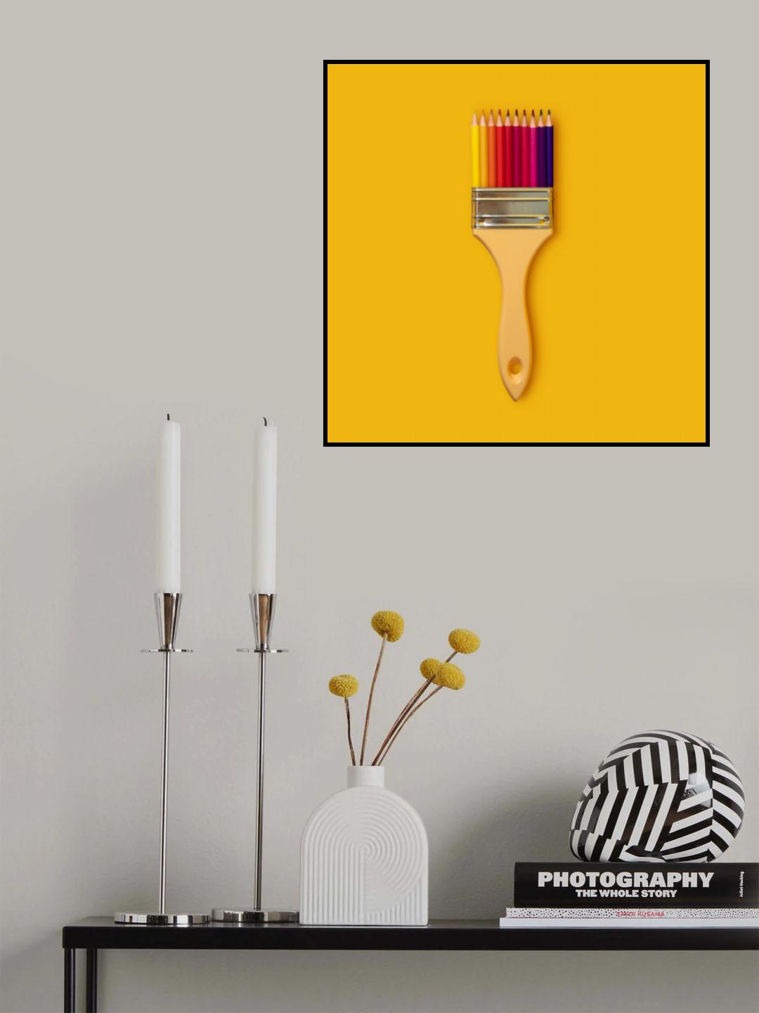 Creative Brush Poster och Canvastavla