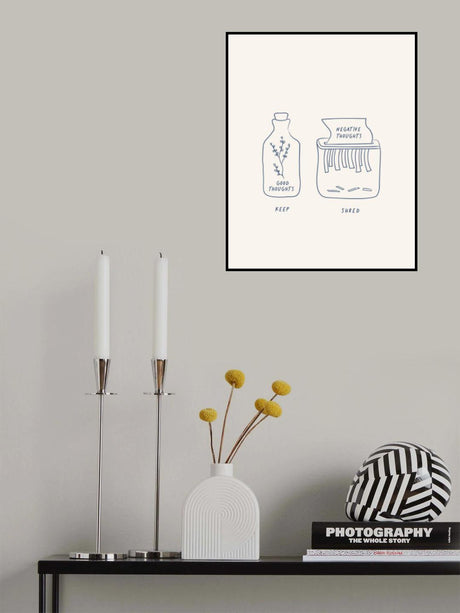 Keepgoodshrednegative Poster och Canvastavla