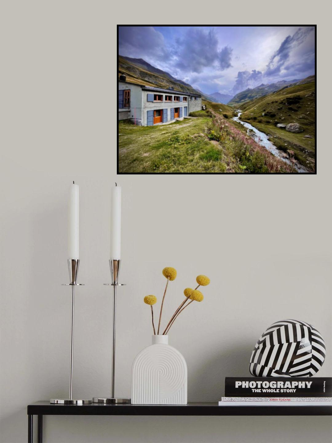 Refuge Des Mottets Poster och Canvastavla