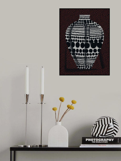 Pop Art Cubic Vase Poster och Canvastavla