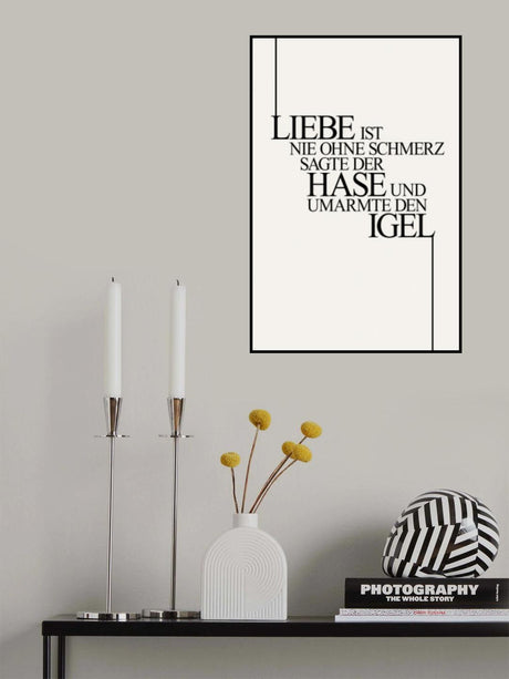 Hase Und Igel Poster och Canvastavla