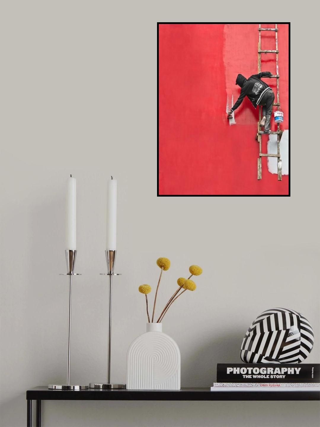 Painting in progress Poster och Canvastavla