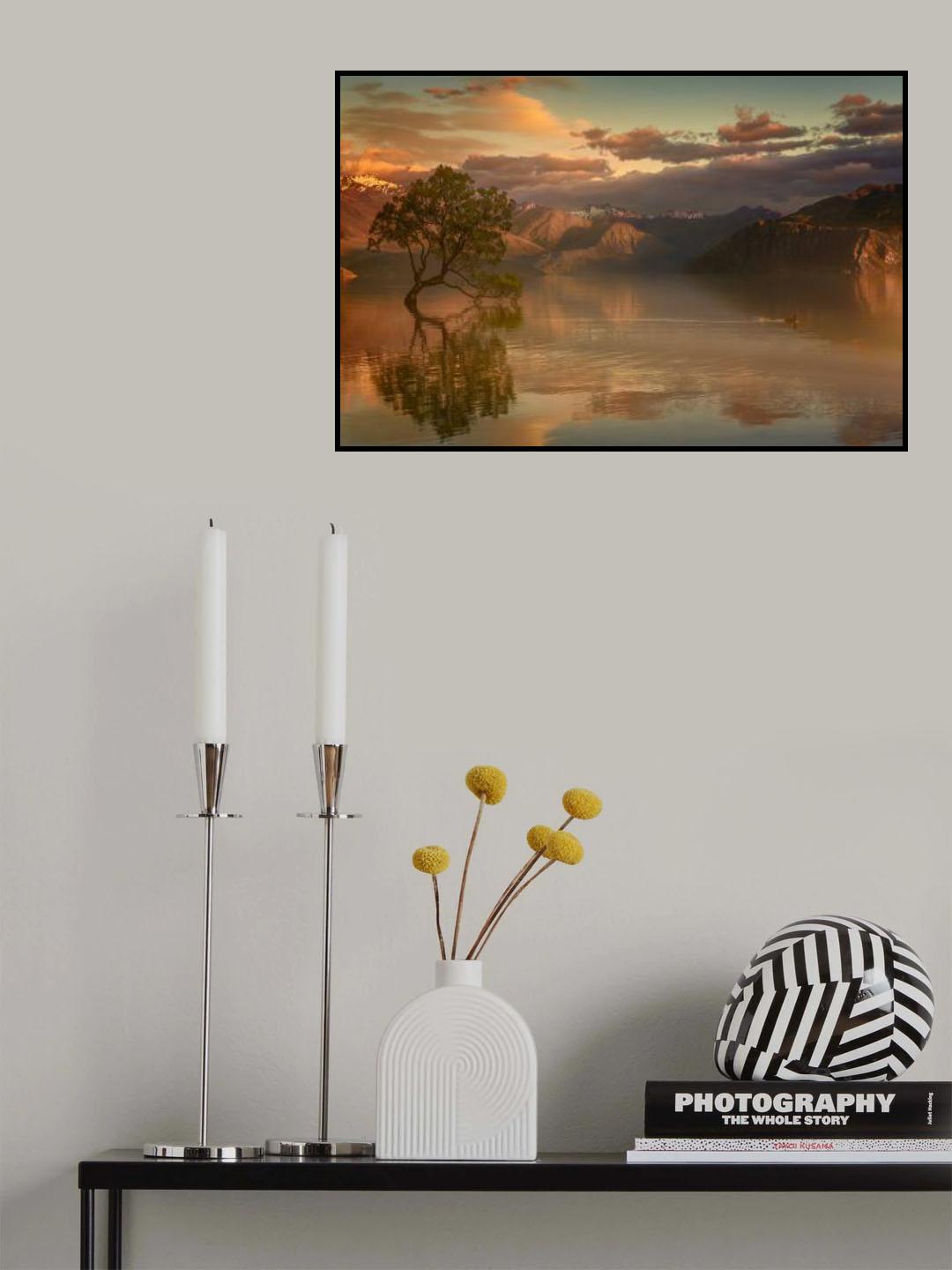 Lone Tree Not Alone Poster och Canvastavla
