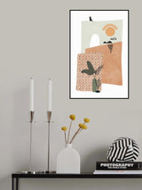 Tropical Villa Color and Shapes 15 Poster och Canvastavla