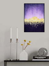 Golden Dawn Purple Poster och Canvastavla