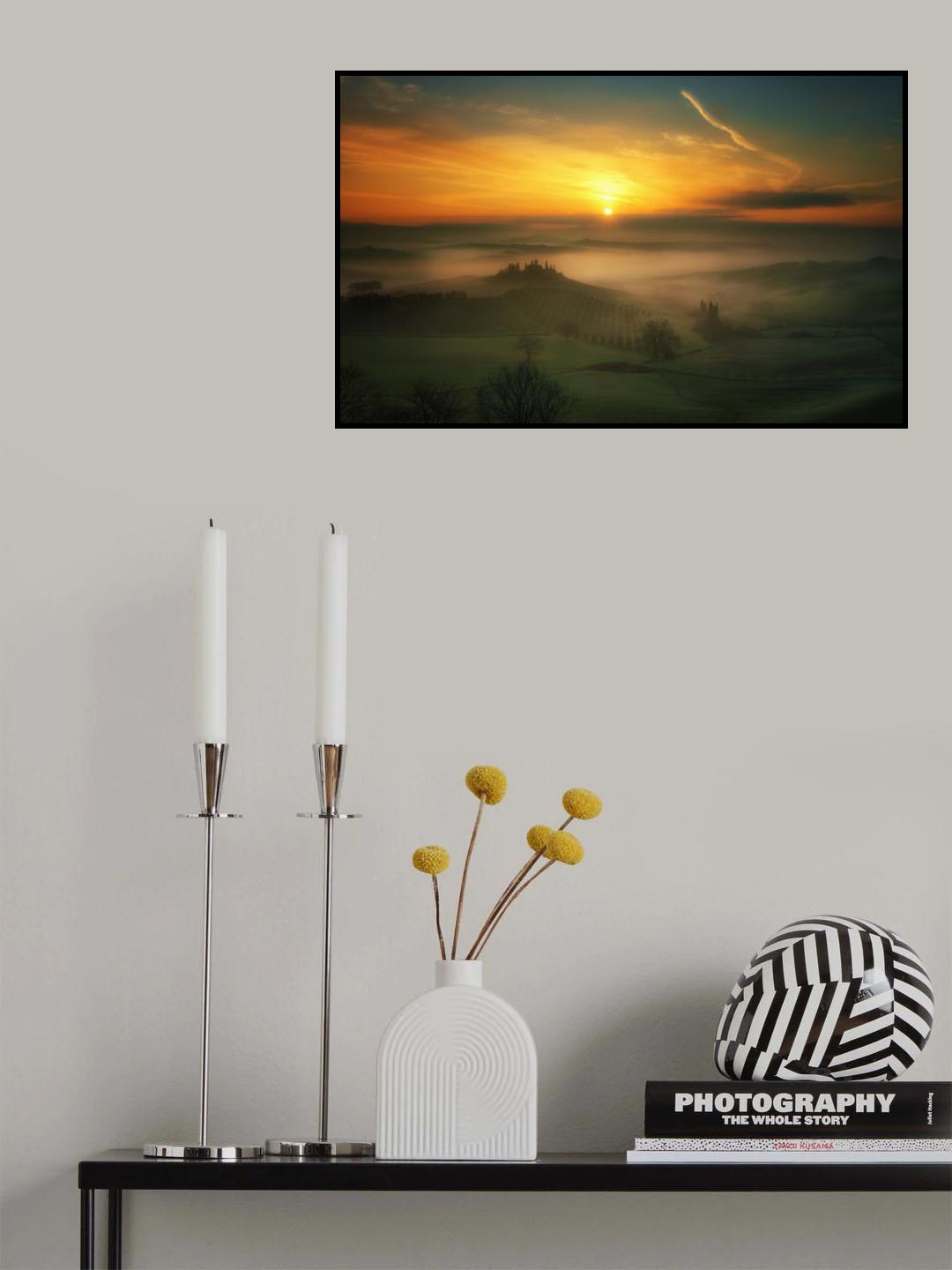 Belvedere at dawn Poster och Canvastavla