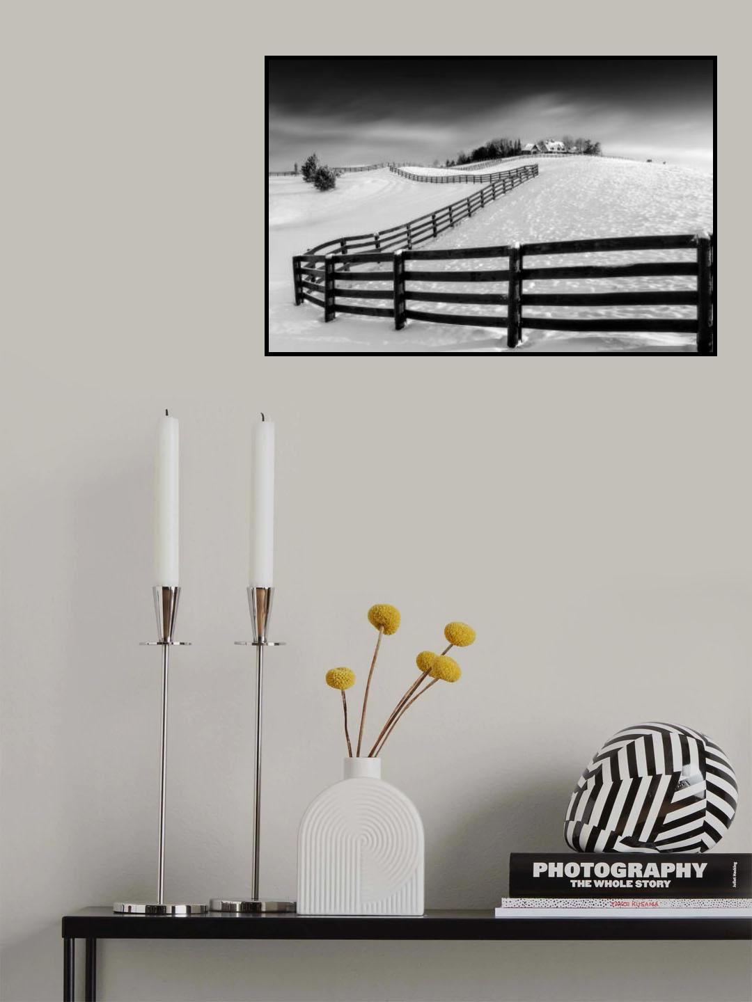 On the Top of Hill Poster och Canvastavla