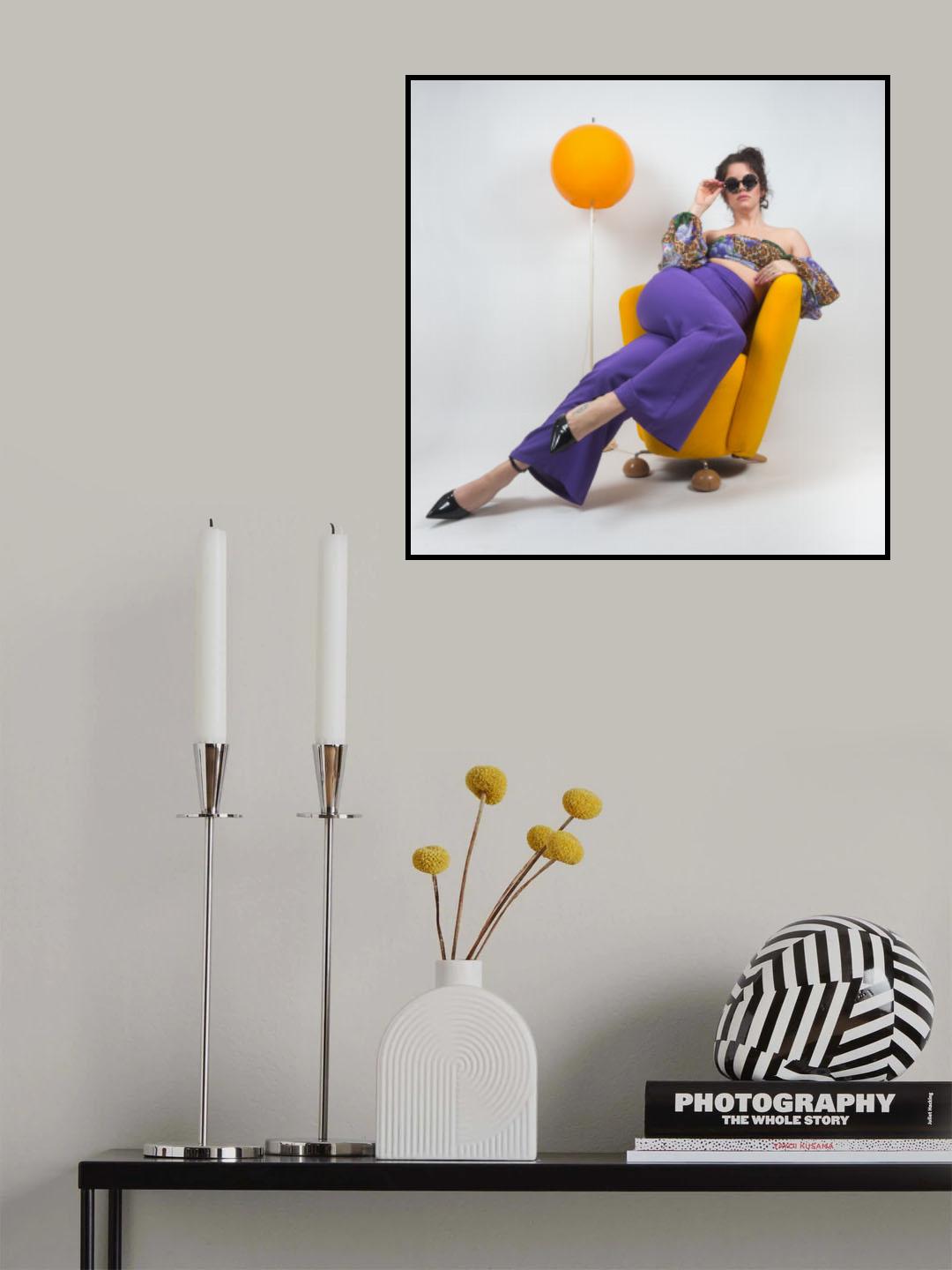 yellow and purple Poster och Canvastavla
