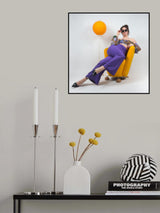 yellow and purple Poster och Canvastavla
