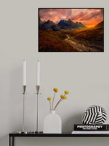 Yukon Sunset Poster och Canvastavla