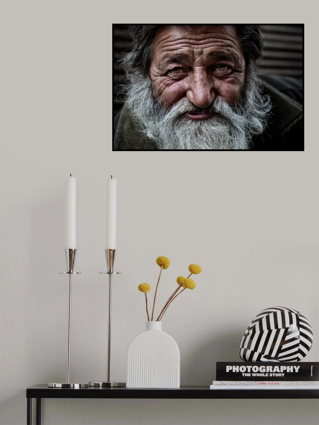 Street santa Poster och Canvastavla