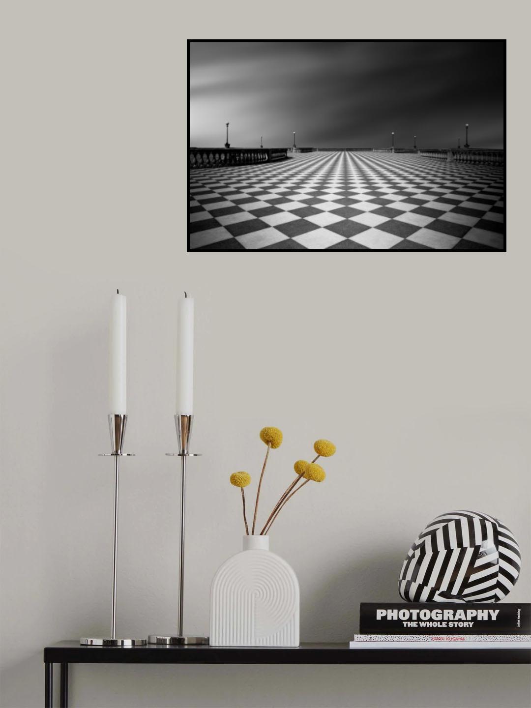 Terrace over the Infinite Poster och Canvastavla