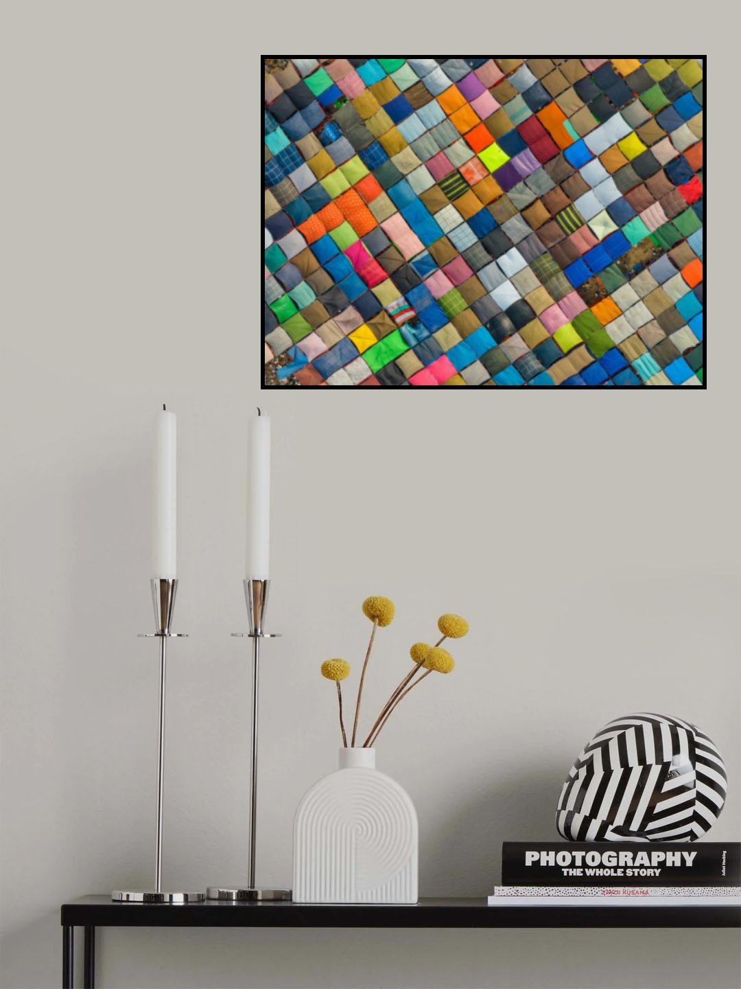 Colorful congratulations tent Poster och Canvastavla