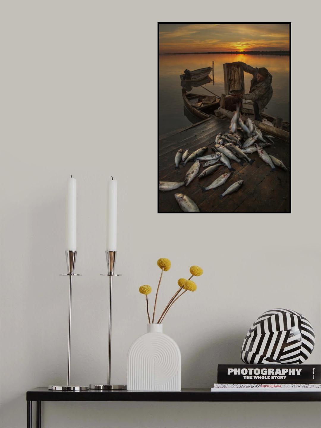 Fisherman Poster och Canvastavla