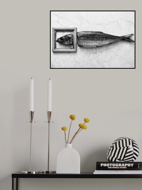 Fish portrait Poster och Canvastavla