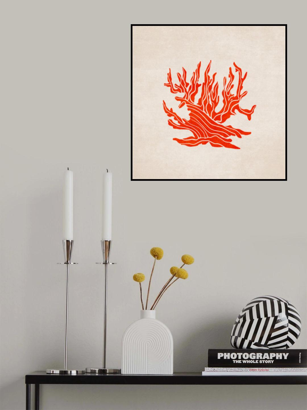 Coral Poster och Canvastavla