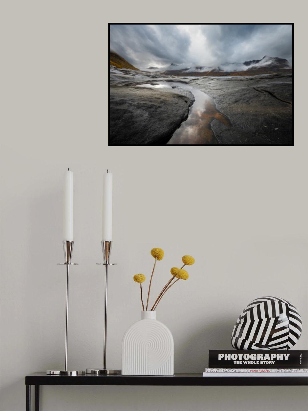 Moonscape Poster och Canvastavla