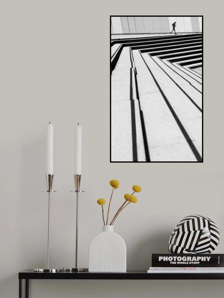 Running along the line Poster och Canvastavla