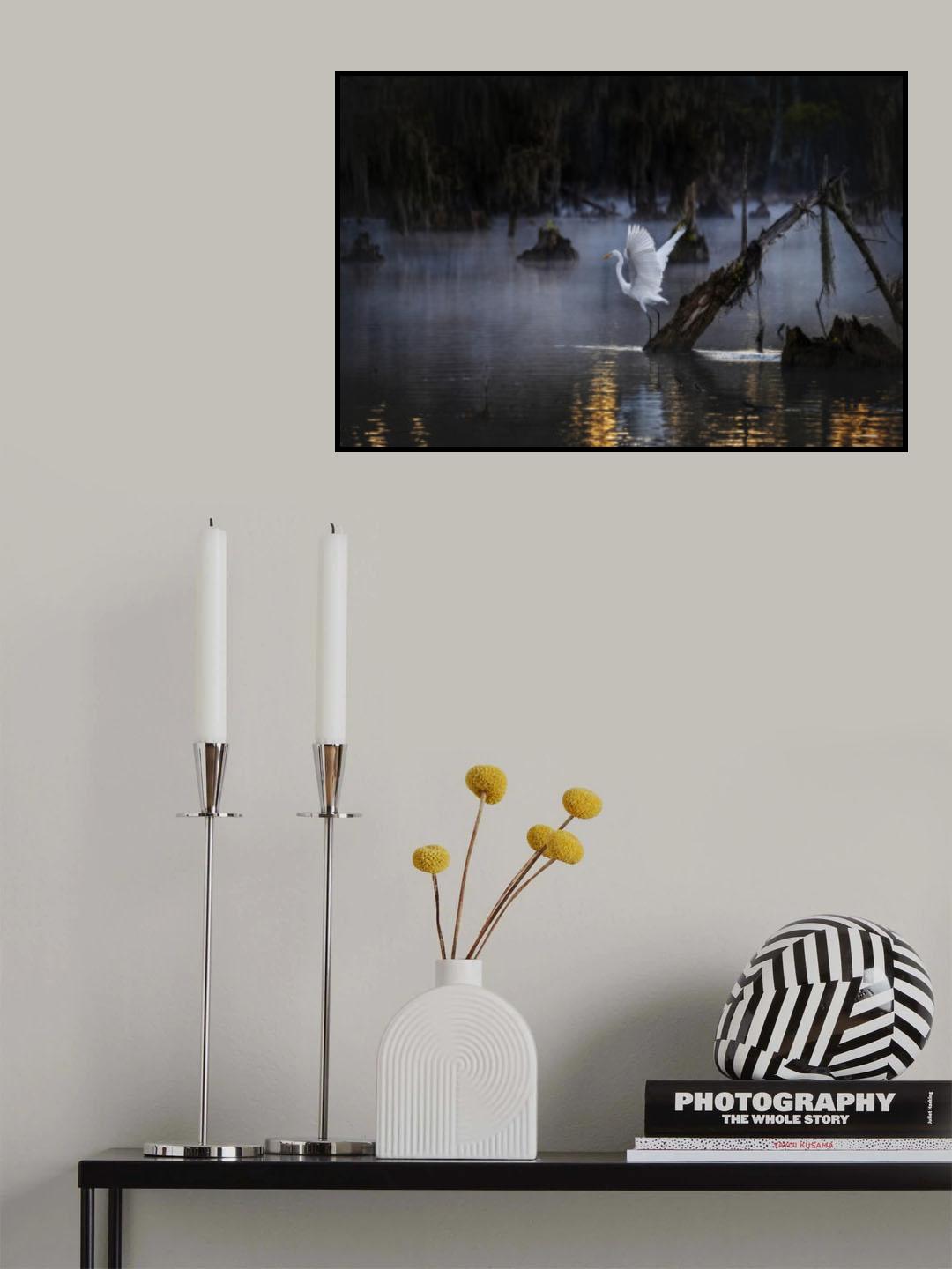 Misty Morning Poster och Canvastavla