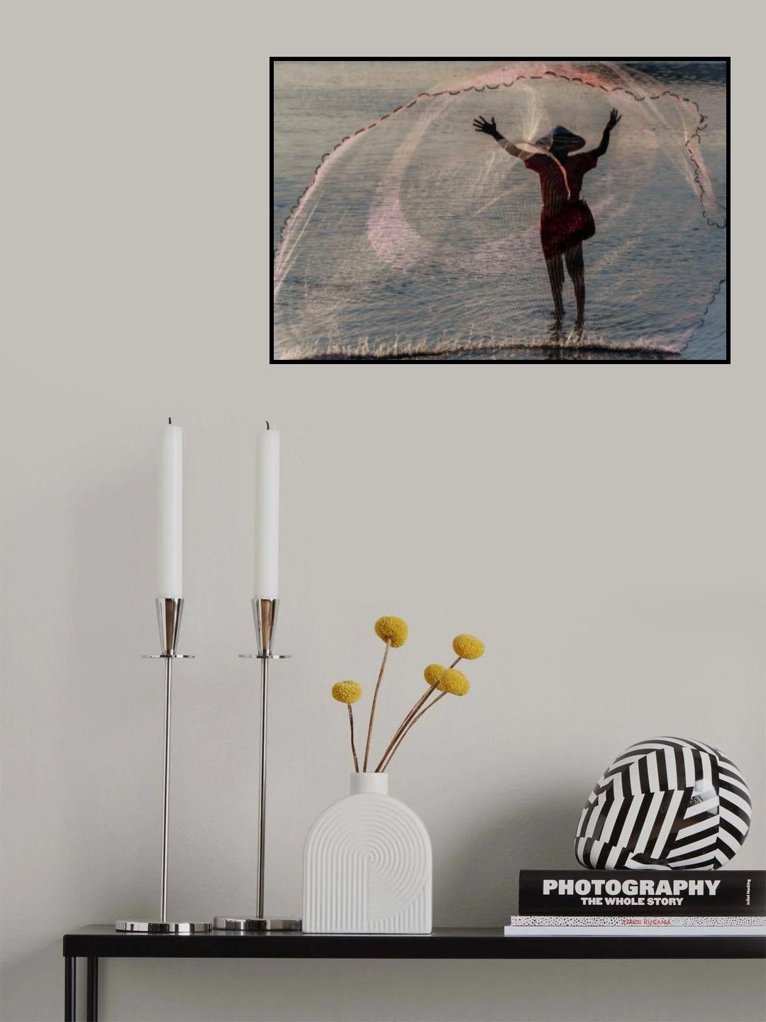 Fisherman Poster och Canvastavla