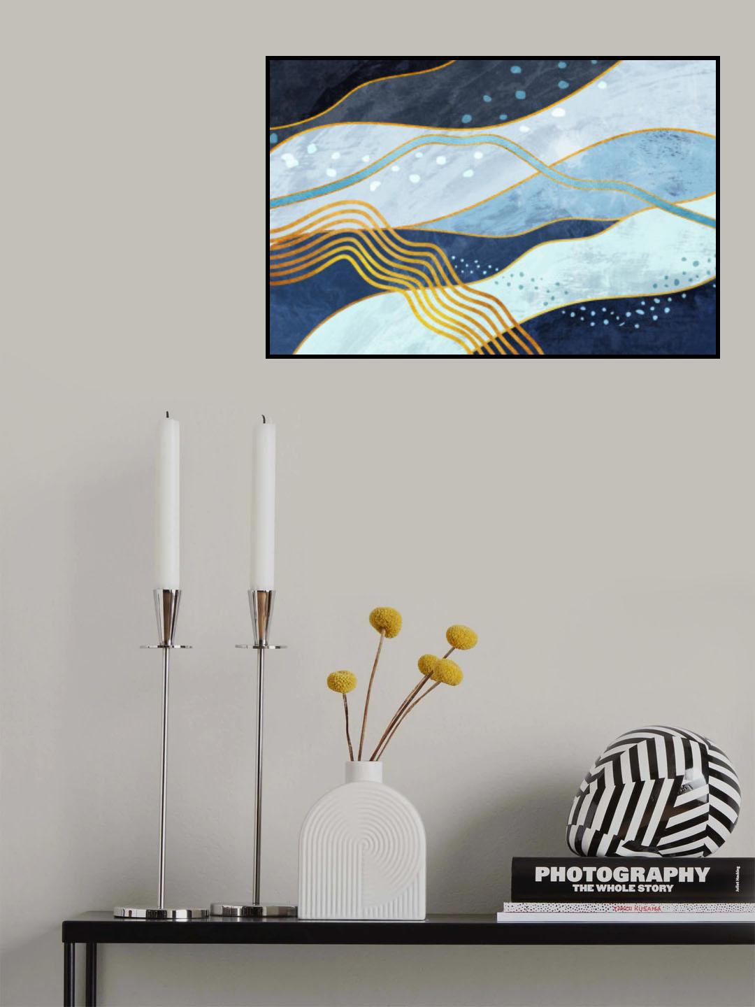 Waves 05 Poster och Canvastavla