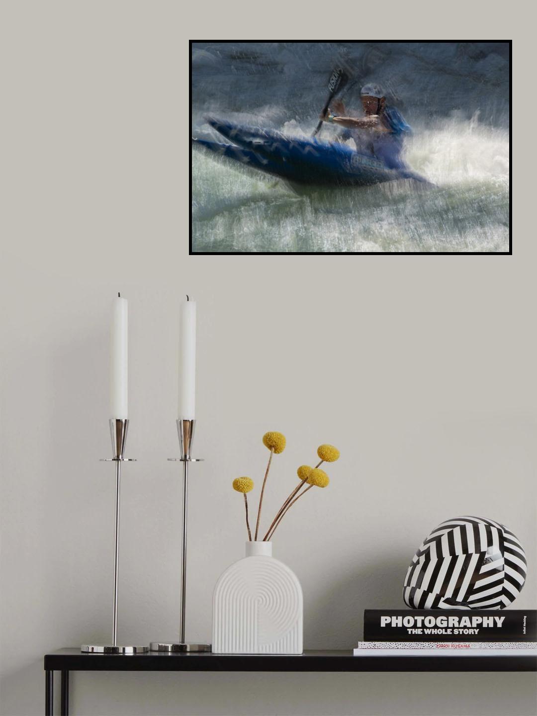 Fight  with waves 2 Poster och Canvastavla