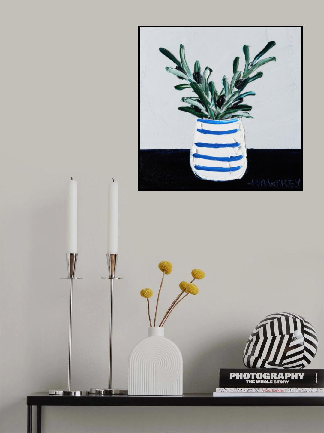 Navy Olive Poster och Canvastavla