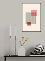 Geometric Abstract Shapes Iiii Poster och Canvastavla