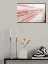 ...walking on red lines... Poster och Canvastavla