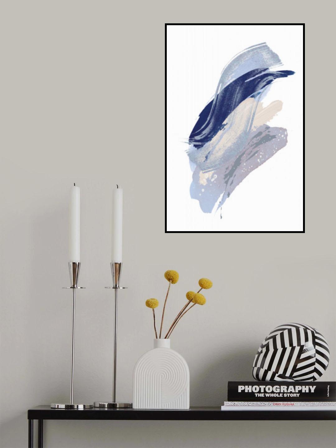 Blue Discovery-1 Poster och Canvastavla