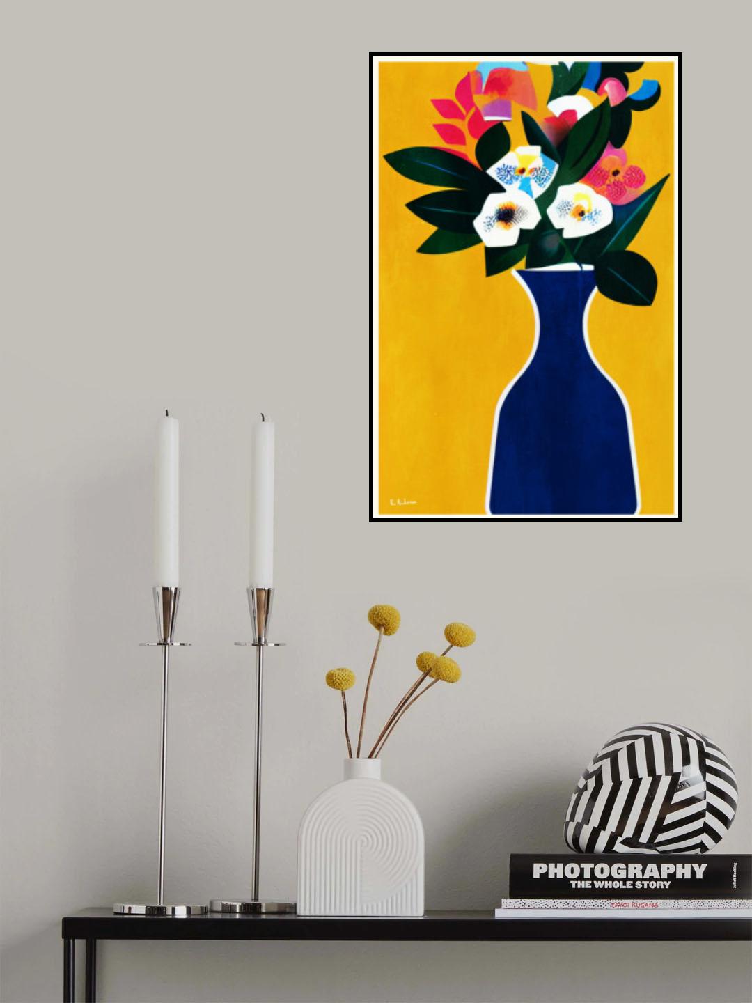 Sunshine Flowers Poster och Canvastavla