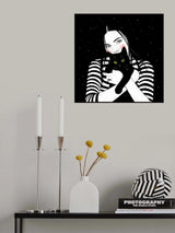 Black Cat Poster och Canvastavla