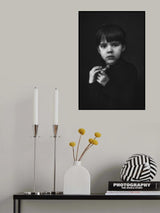 portrait with a bird Poster och Canvastavla