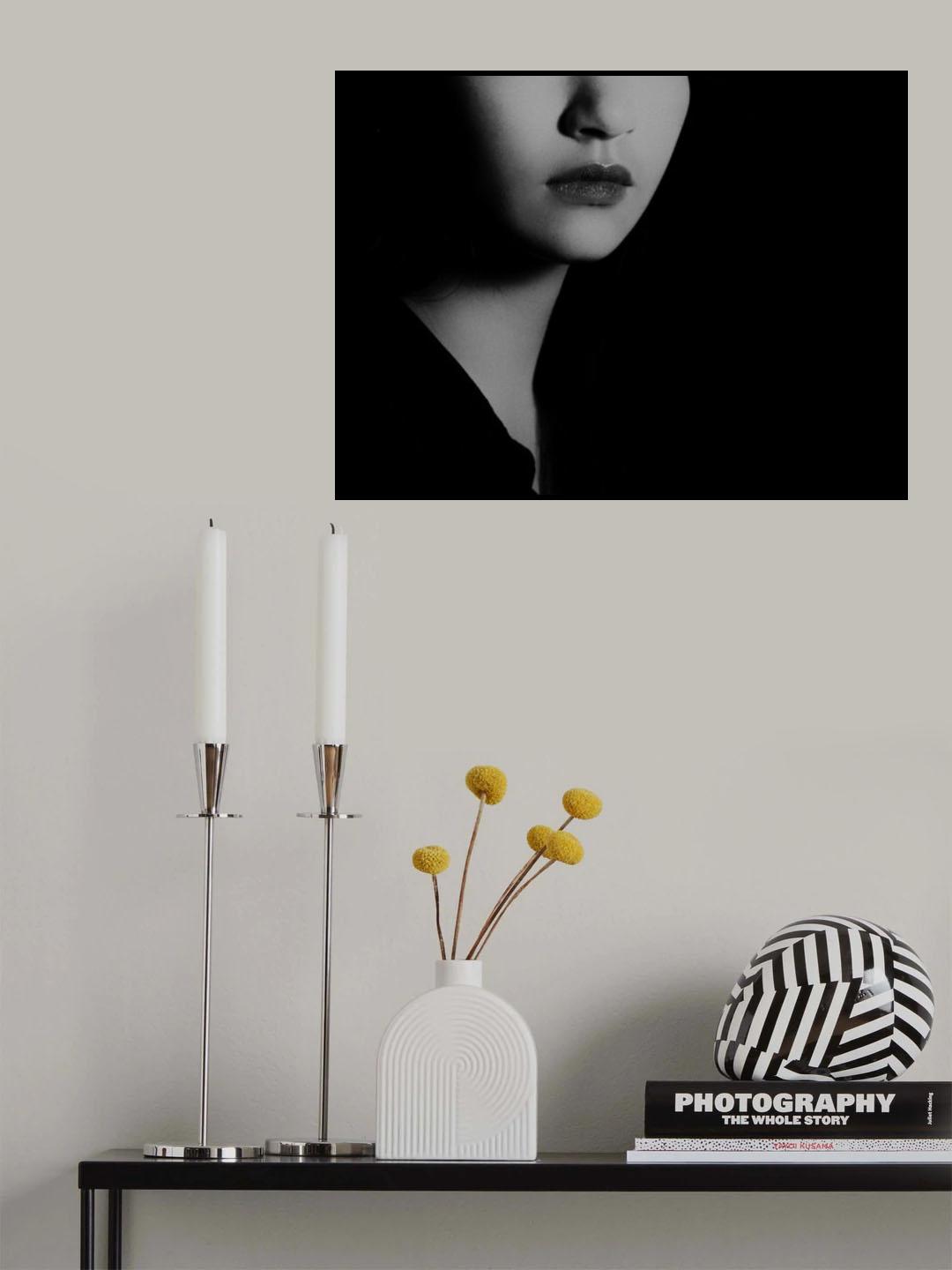 Back to Black Poster och Canvastavla