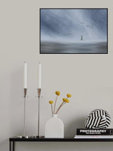 green lighthouse Poster och Canvastavla