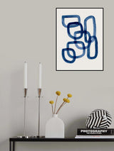 Navy Rings Poster och Canvastavla