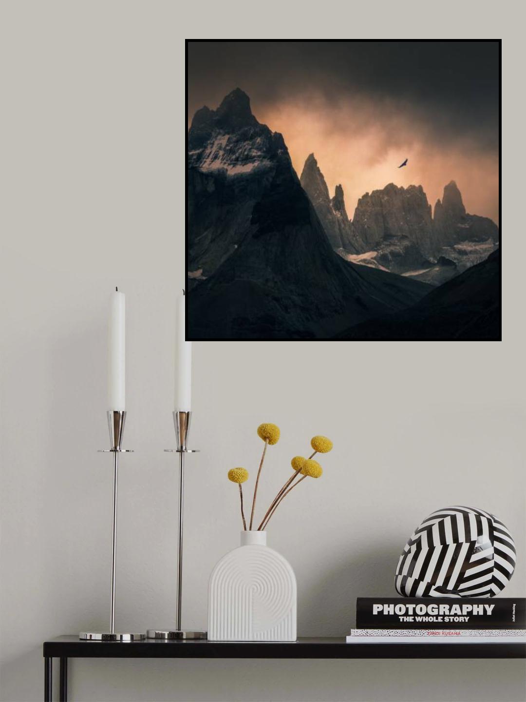 Cordillera Paine Poster och Canvastavla