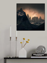 Cordillera Paine Poster och Canvastavla
