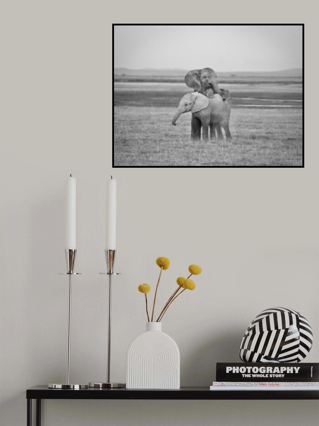 Playing Kids Poster och Canvastavla