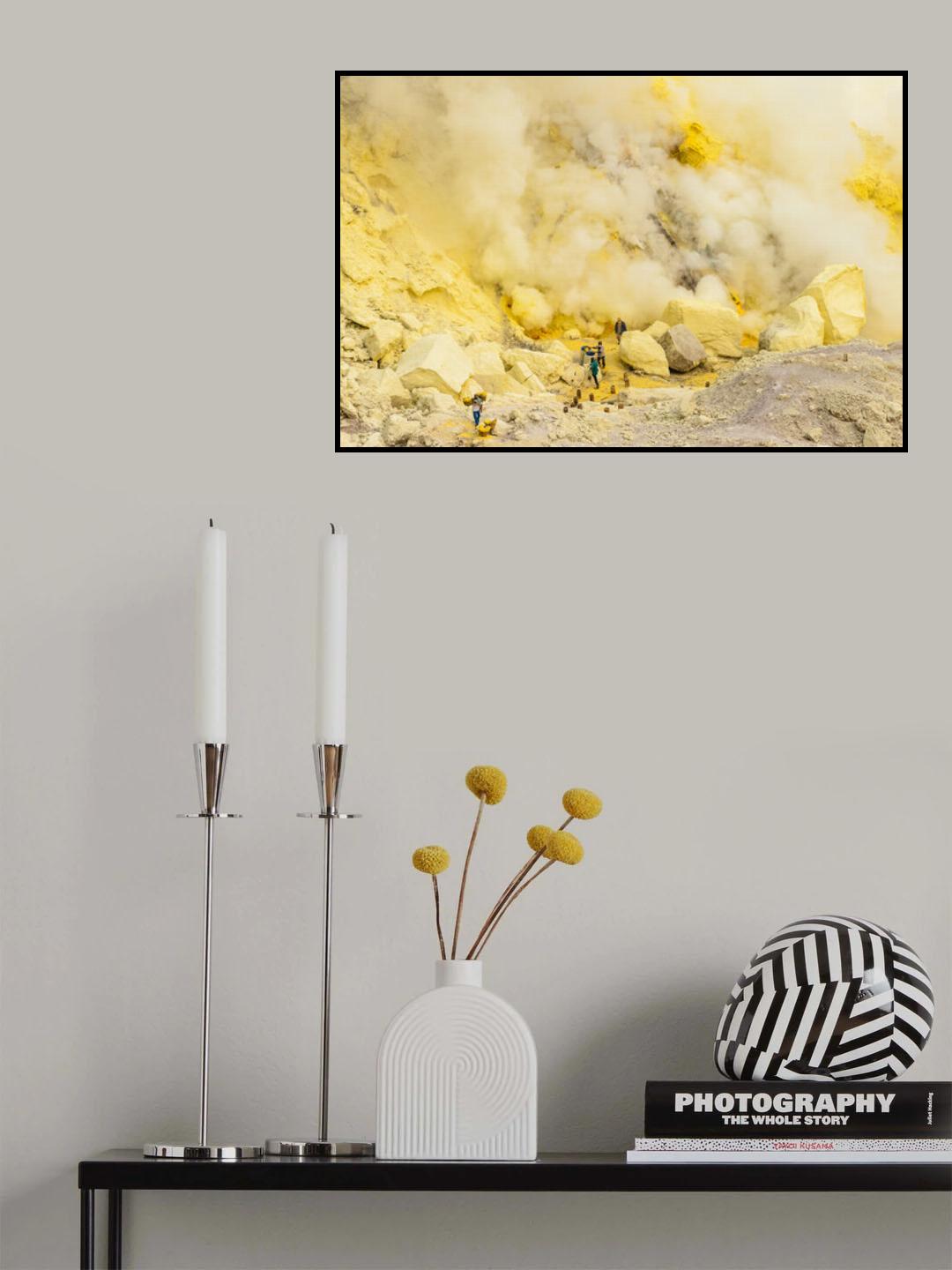 In the Sulfur Poster och Canvastavla