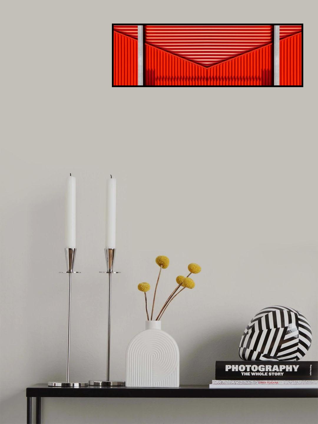 red abstract #1 Poster och Canvastavla