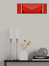 red abstract #1 Poster och Canvastavla