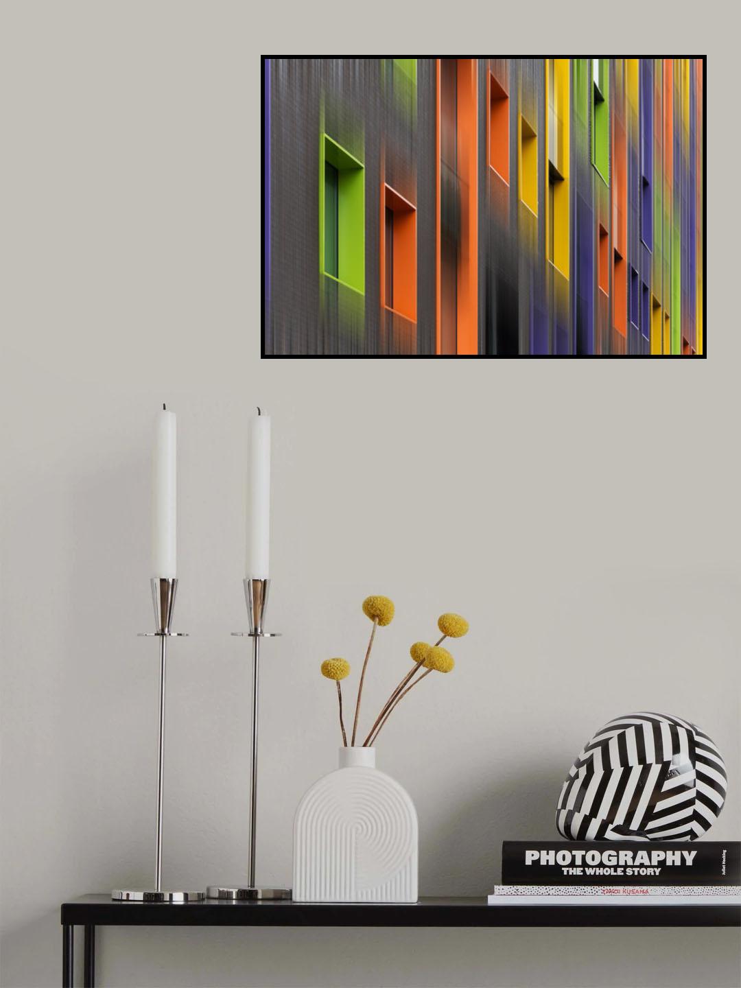 Colored Poster och Canvastavla