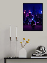 Alone Cyberpunk Poster och Canvastavla