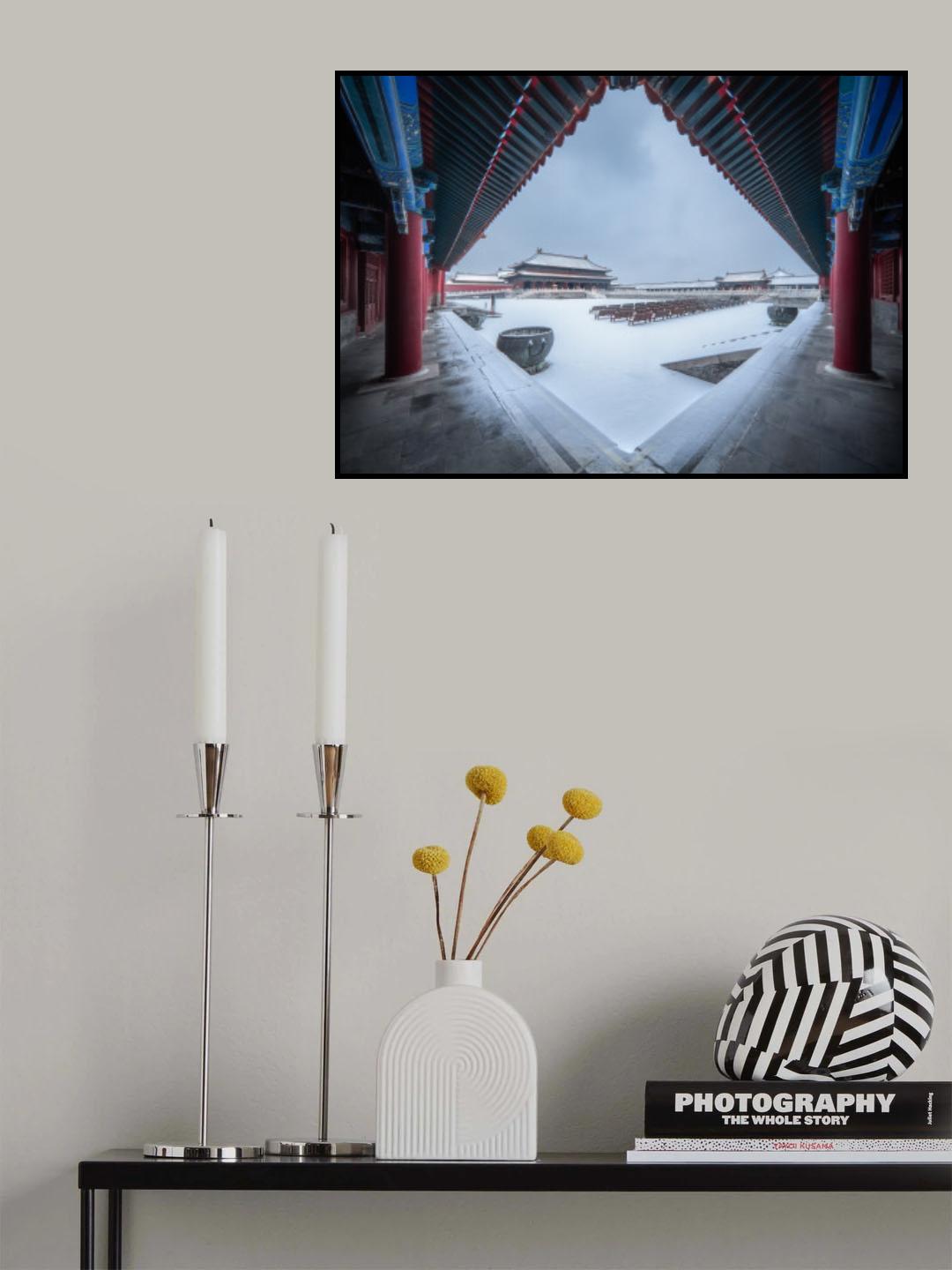 Palace of Heavenly Purity in the frame Poster och Canvastavla