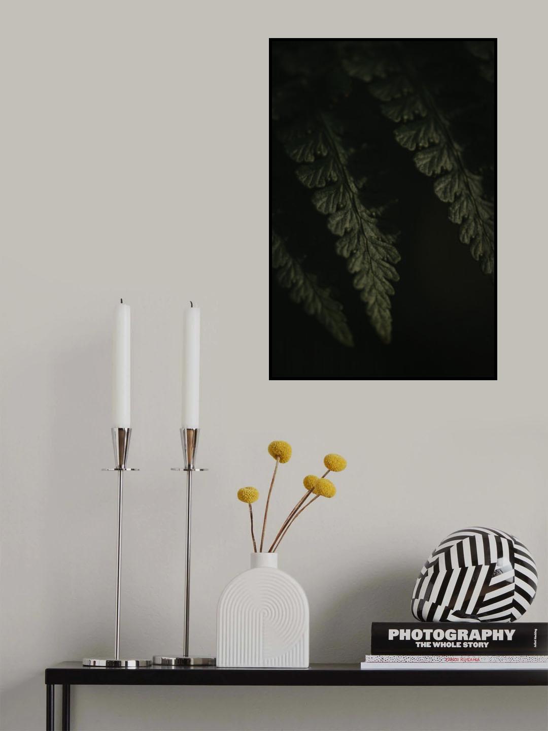 Botanical Series - Fern 1/2 Poster och Canvastavla
