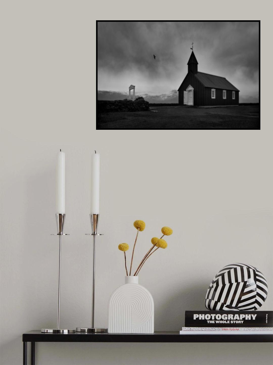 Black church Poster och Canvastavla