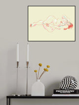 A Girl Sleeping Poster och Canvastavla